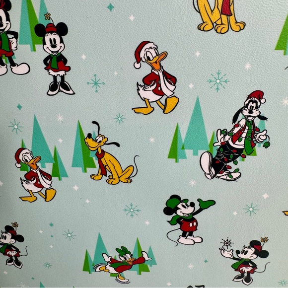 NWT. Loungefly Disney Holiday Christmas winter Sensational Six Crossbody Bag. - Picture 6 of 12
